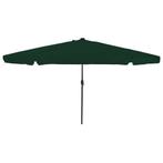 vidaXL Tuinparasol Groen 395 x 395 x 245 cm Polyester, Tuin en Terras, Verzenden, Nieuw