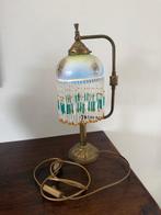 Lampe de table - Laiton, Verre, Perles