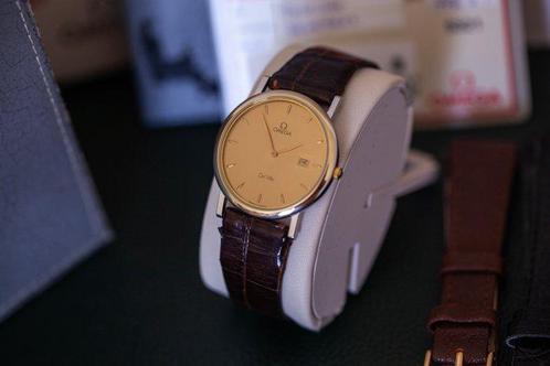 Omega - DeVille Gold/Steel - 74101140 - Homme - 1994, Handtassen en Accessoires, Horloges | Heren