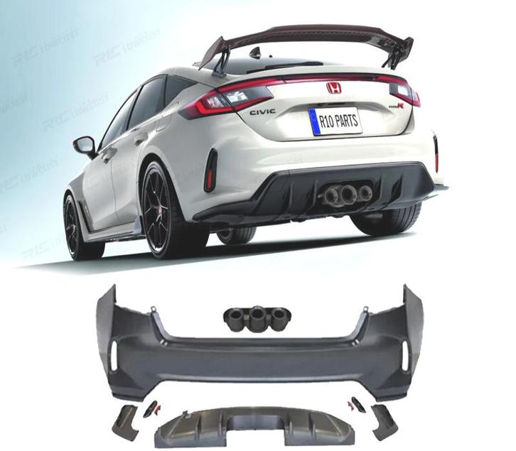 Pare Chocs Arrière Pour Honda Civic 21- Look Type R, Auto-onderdelen, Carrosserie, Verzenden