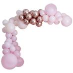 Roze Ballonnenboog 5m, Hobby en Vrije tijd, Feestartikelen, Verzenden, Nieuw