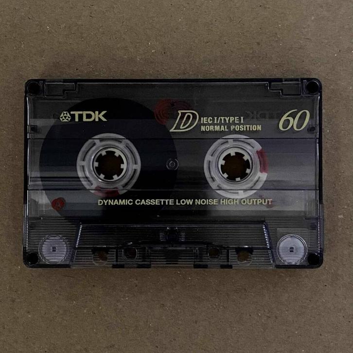 TDK D onbespeeld gebruikt (Cassette band), Cd's en Dvd's, Cassettebandjes, Ophalen of Verzenden