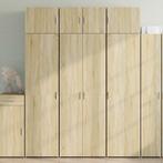 vidaXL Opbergkast 70x42,5x225 cm bewerkt hout sonoma, Verzenden, Nieuw