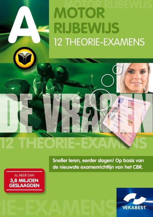 Motor rijbewijs 12 theorie-examens 9789067992404, Boeken, Schoolboeken, Gelezen, Verzenden