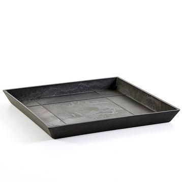 NIEUW - Ecopots Rotterdam onderschotel antraciet 35,5 cm, Verzenden