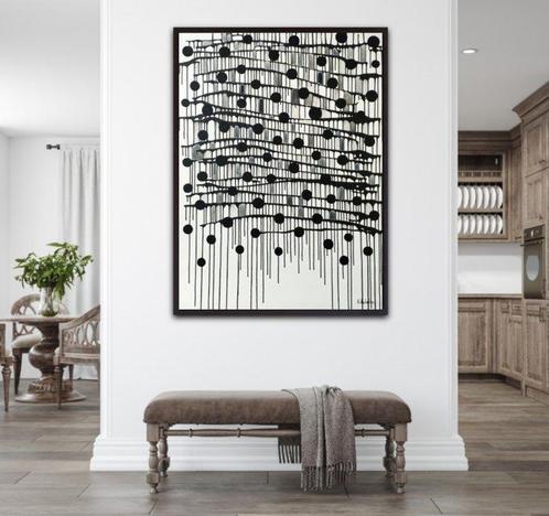 Natia Antadze - Abstrakte Komposition - XXL, Antiek en Kunst, Kunst | Schilderijen | Modern