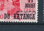 Belgisch-Congo 1961 - locale opdruk CONGO op zegels van, Gestempeld