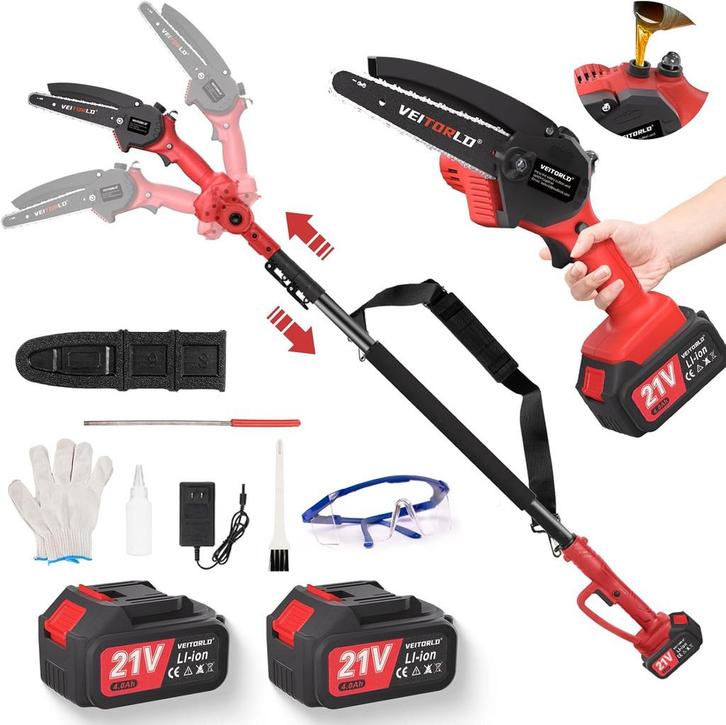 Accu Kettingzaag Veitorld | Tweede Kansje OP = OP, Jardin & Terrasse, Débroussailleuses, Envoi