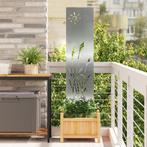 vidaXL Tuindecoratief paneel Zilver 32 x 140 cm, Verzamelen, Verzenden, Nieuw