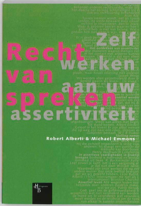 Recht van spreken 9789055741274 R. Alberti, Boeken, Psychologie, Zo goed als nieuw, Verzenden