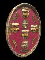 Reliekhouder - Ottone dorato, Glas, Textiel - 1800-1850 -