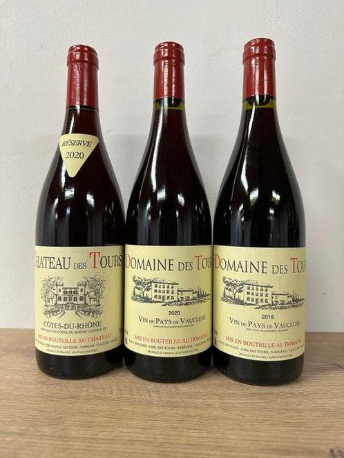 2020 E. Reynaud, Chateau des Tours & 2020, 2019 Domaine des, Verzamelen, Wijnen