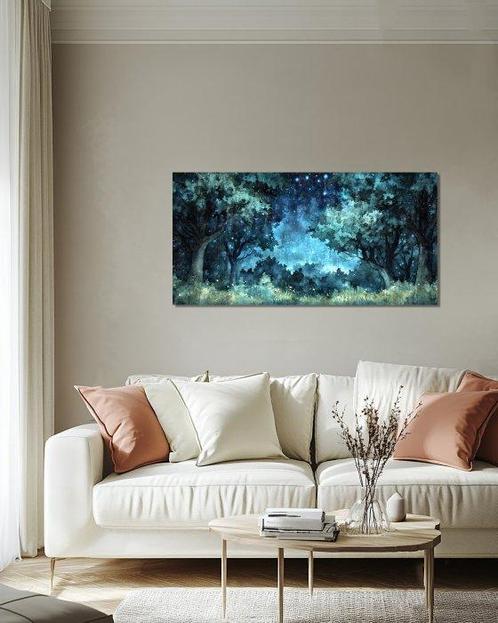 Wysocky John - Night Forest - XL, Antiek en Kunst, Kunst | Designobjecten