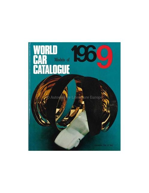 1969 WORLD CAR CATALOGUE - AUTOMOBILE CLUB OF ITALY - BOEK, Boeken, Auto's | Folders en Tijdschriften, Ophalen of Verzenden