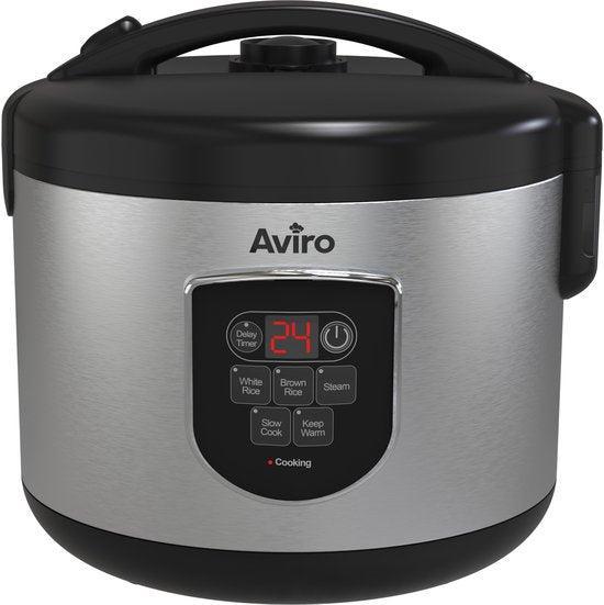 2dekans | Aviro Rijstkoker - Slowcooker - 1,8L - 7 Functies, Zakelijke goederen, Horeca | Keukenapparatuur, Ophalen of Verzenden