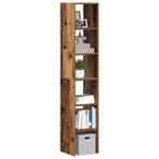 vidaXL Bibliothèques 2 pcs empilable vieux bois bois, Verzenden, Neuf