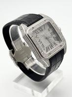 Cartier - Santos 100 XL Diamonds - 2656 - Homme - 2010-2020, Nieuw