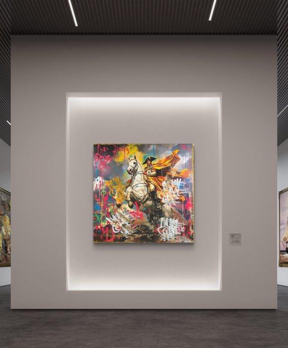 Nicole Lubbers - Rider of the Radiant Storm XL, Antiek en Kunst, Kunst | Schilderijen | Modern