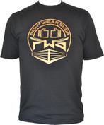 Fightwear Shop Ring Logo T Shirt Zwart Goud, Kleding | Heren, Nieuw, Fightwear Shop, Maat 56/58 (XL), Vechtsport