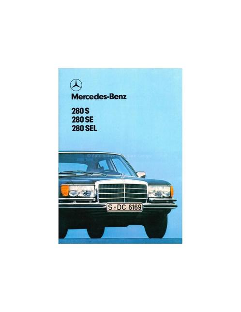 1978 MERCEDES BENZ S KLASSE BROCHURE NEDERLANDS, Boeken, Auto's | Folders en Tijdschriften, Ophalen of Verzenden