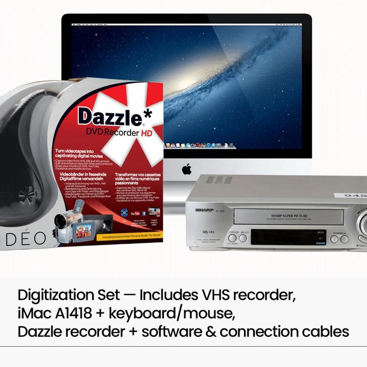 VHS Digitization Kit — Digitize VHS Tapes at Home, Audio, Tv en Foto, Videospelers, Verzenden