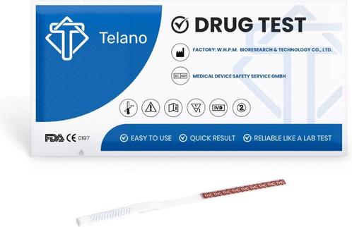 TELANO Drugstest Cannabis (THC) en Cocaïne (COC) Urinetest, Sport en Fitness, Gezondheidsproducten en Wellness, Overige typen