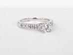 Verlovingsring - 18 karaat Witgoud - 0.78ct. tw. Diamant