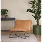 Smile - Vintage leer Cognac, Huis en Inrichting, Nieuw, Ophalen of Verzenden, 75 tot 100 cm, Industrieel, Modern, Retro