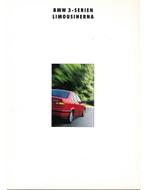 1993 BMW 3 SERIE BROCHURE ZWEEDS, Livres, Autos | Brochures & Magazines