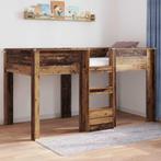 vidaXL Stapeld bed voor kids Oudhout 100 x 200 cm Bewerkt, Huis en Inrichting, Verzenden, Nieuw