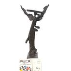 Ugo Carà (1908-2004) - sculptuur, Danzatrice - 52 cm - Brons, Antiek en Kunst