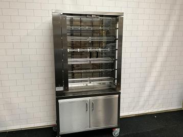 Elektrische kippengrill met 6 spitten, Ophalen of Verzenden