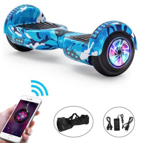 Elektrisch E-Scooter Hoverboard met Bluetooth Speaker - 6.5, Vélos & Vélomoteurs, Scooters | Marques Autre, Envoi