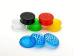 Plastic Kruidengrinder Ø60 mm 3-delig  Groen, Verzamelen, Verzenden, Nieuw