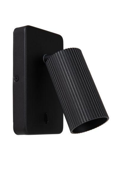 Lucide CLUBS - Wandspot - 1xGU10 - Zwart -, Huis en Inrichting, Lampen | Spots, Nieuw, Verzenden