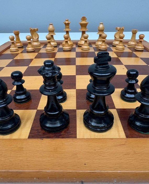 Schaakspel - Staunton - Hout, Antiek en Kunst, Curiosa en Brocante