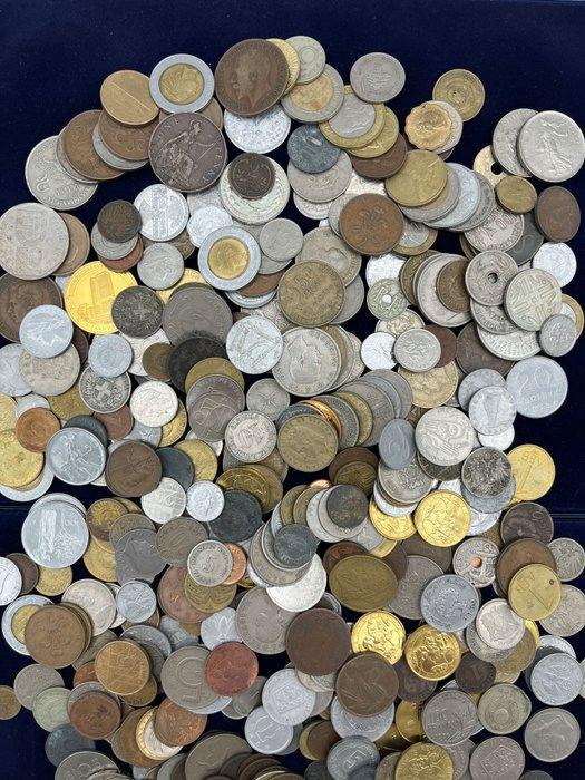 Wereld. Lot mit 400 Stück Münzen (Zonder minimumprijs), Timbres & Monnaies, Monnaies | Europe | Monnaies non-euro