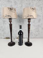 Luminot - Buffet tafellamp - Gegoten messing - Twee Vintage