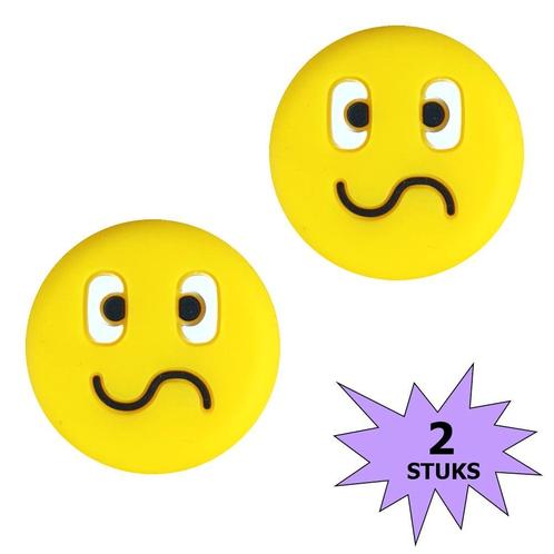 Fako Bijoux® - Tennisdemper - Emoji - Wacky - 2 Stuks, Sport en Fitness, Tennis, Verzenden