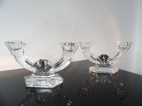 Val Saint Lambert - Charles Graffart - Chandelier (2) -, Antiek en Kunst, Kunst | Designobjecten
