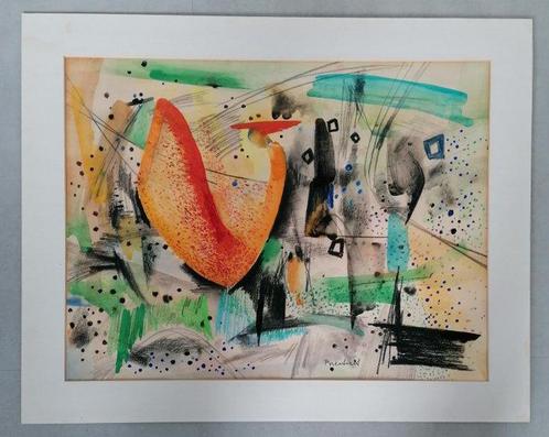 Dolf Breetvelt (1892-1975) - Abstracte compositie, Antiek en Kunst, Kunst | Schilderijen | Modern