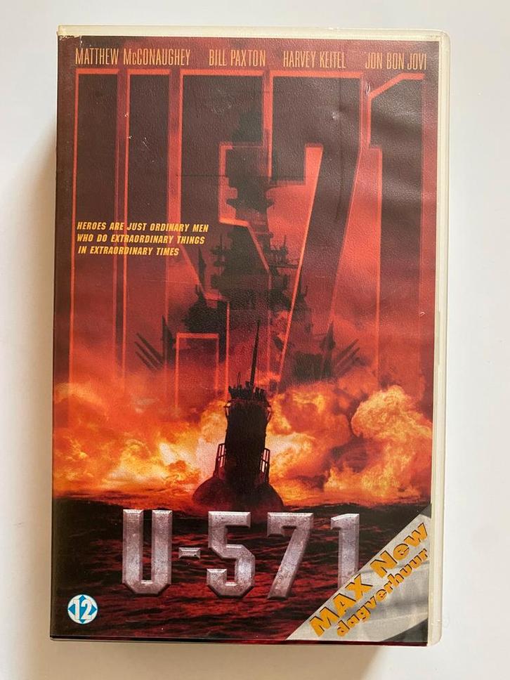 U-571 (EX RENTAL) (VHS), Cd's en Dvd's, VHS | Film, Gebruikt