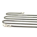 Vieri - Halsketting - 5.9 g - 18 karaat Witgoud, Zwart goud, Handtassen en Accessoires, Kettingen, Nieuw