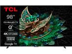 Tcl -   Qd-miniled Google Tv 98 Smart 4k (2024) - Zwart, Audio, Tv en Foto, Televisies, Overige merken, Verzenden, Nieuw, 100 cm of meer