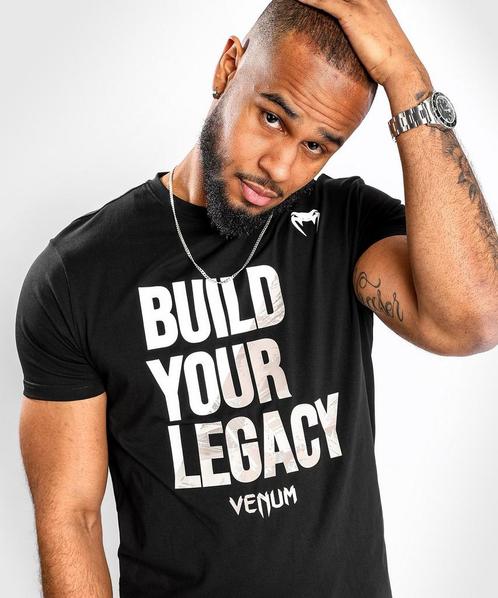 Venum BUILD YOUR LEGACY T-Shirt Zwart Venum Shop Online, Vêtements | Hommes, Vêtements de sport, Envoi