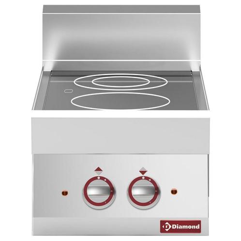 D-E65/2VC4T-N Cuisinière électrique vitrocéramique 2 foyers, Articles professionnels, Horeca | Équipement de cuisine, Cuisinière, Friteuse et Grils