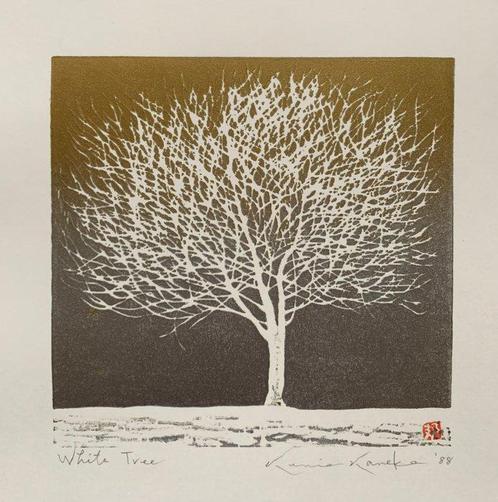 White Tree - Signed by Kunio Kaneko - Kunio Kaneko (b, Antiek en Kunst, Antiek | Overige Antiek