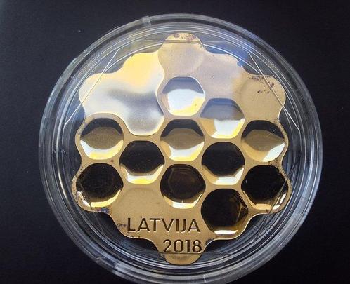 Letland. 5 Euro 2018 Honey Coin Proof, Postzegels en Munten, Munten | Europa | Euromunten