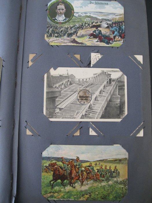 Militaire, Première Guerre mondiale, Album WK I Militaria, Verzamelen, Postkaarten | Buitenland