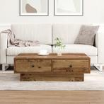vidaXL Salontafel Oude hout Gerecycled Hout 90 x 90 x 28 cm, Huis en Inrichting, Verzenden, Nieuw